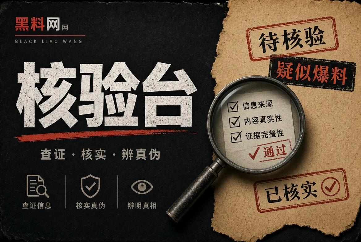 对证台信息核验记录